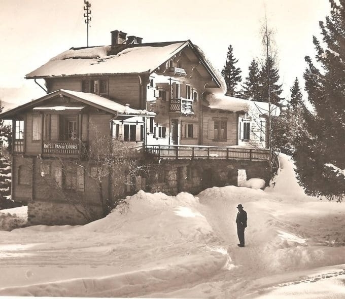 Die Geschichte der Hostellerie du Pas de l'Ours ist seit mehreren Generationen Teil der Hotellerietradition von Crans-Montana.